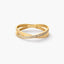 Anillo de oro 18K diamante natural 0.13 ct.