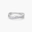 Anillo de oro blanco 18K diamante natural 0.315 ct.