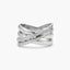 Anillo de oro blanco 18K diamante natural 0.25 ct. STARLACE