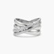 Anillo de oro blanco 18K diamante natural 0.25 ct. STARLACE
