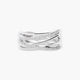 Anillo de oro blanco 18K diamante natural 0.22 ct. STARLACE