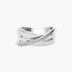 Anillo de oro blanco 18K diamante natural 0.125 ct. STARLACE