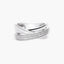 Anillo de oro blanco 18K diamante natural 0.3 ct.
