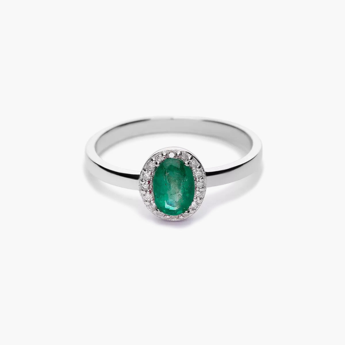 Anillo diamante natural 0.08 ct. oro 18 quilates