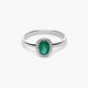 Anillo diamante natural 0.08 ct. oro 18 quilates