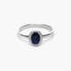 Anillo de oro blanco 18K diamante natural 0.08 ct. RANI SAPPHIRE