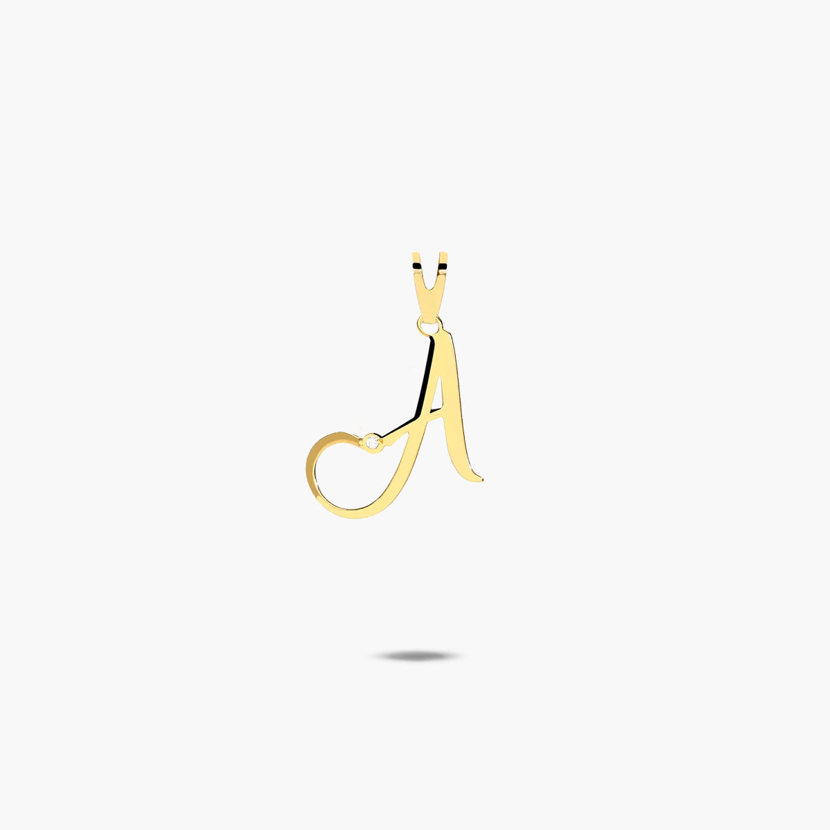 Colgante de oro 18K A MY INITIAL