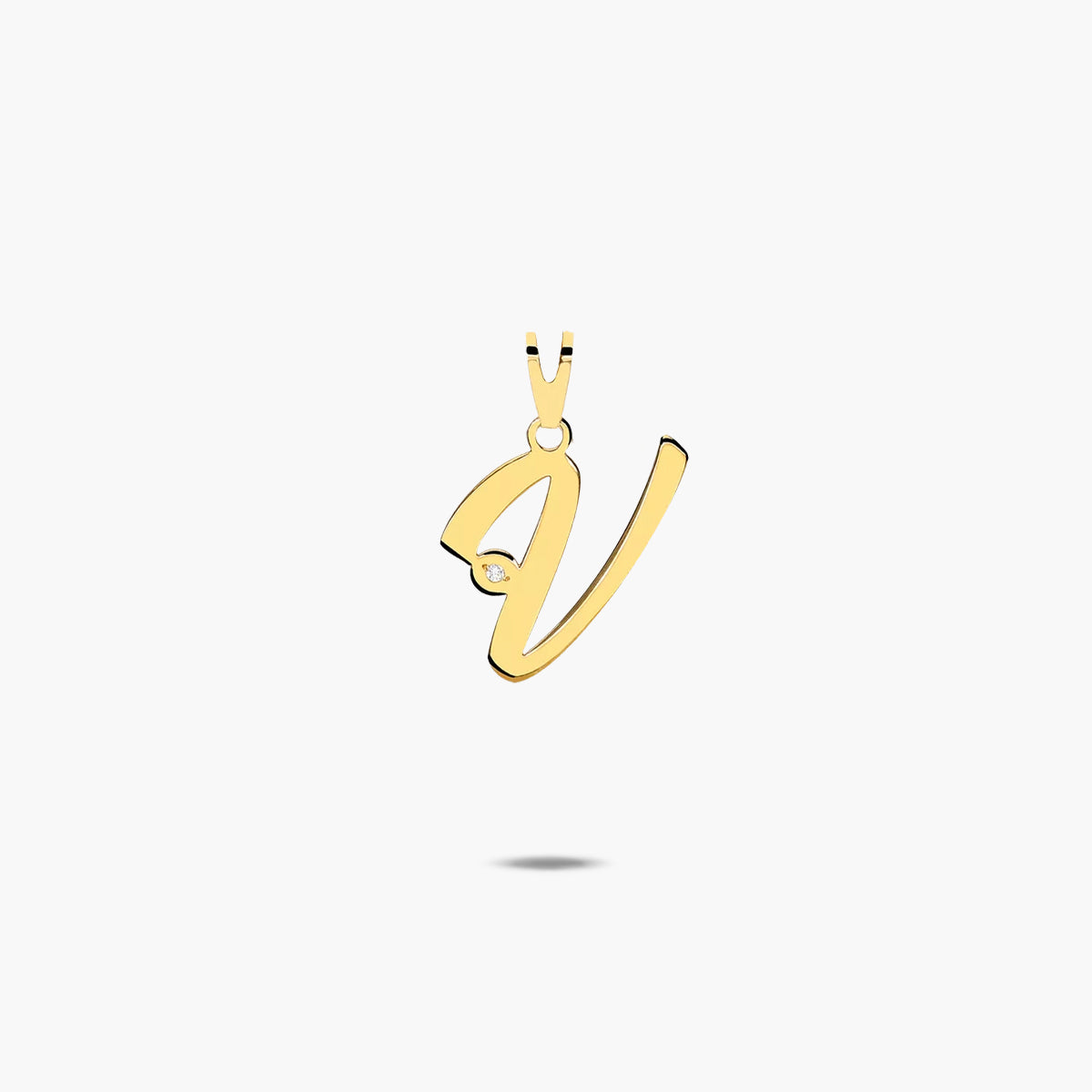 Colgante de oro 18K V MY INITIAL