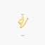 Colgante de oro 18K V MY INITIAL