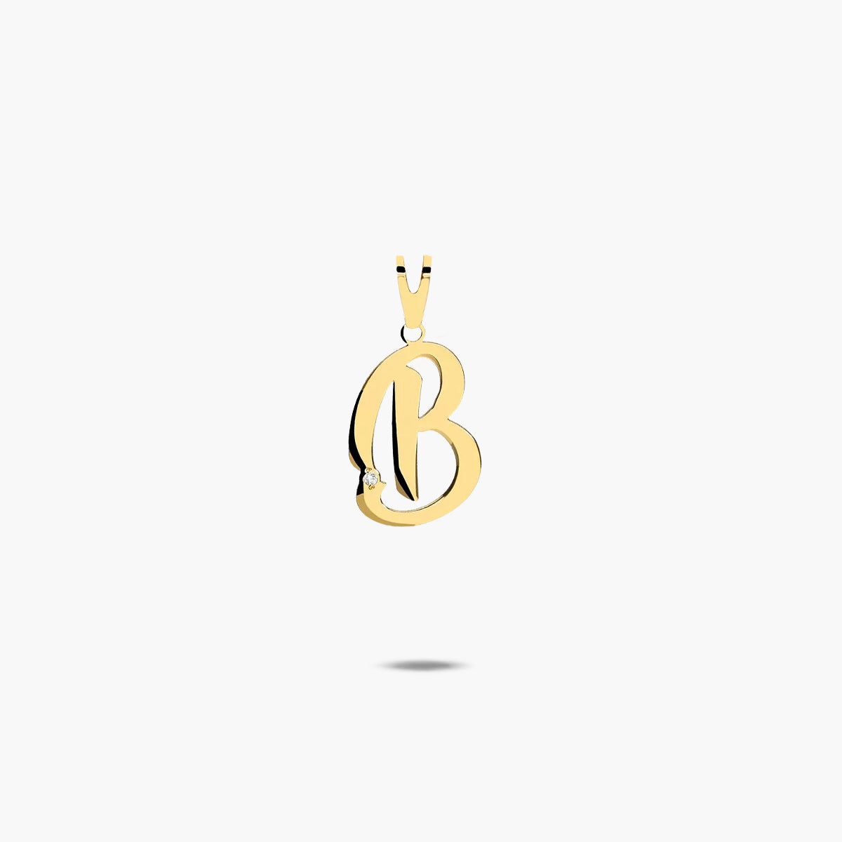 Colgante de oro 18K B MY INITIAL