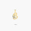 Colgante de oro 18K B MY INITIAL