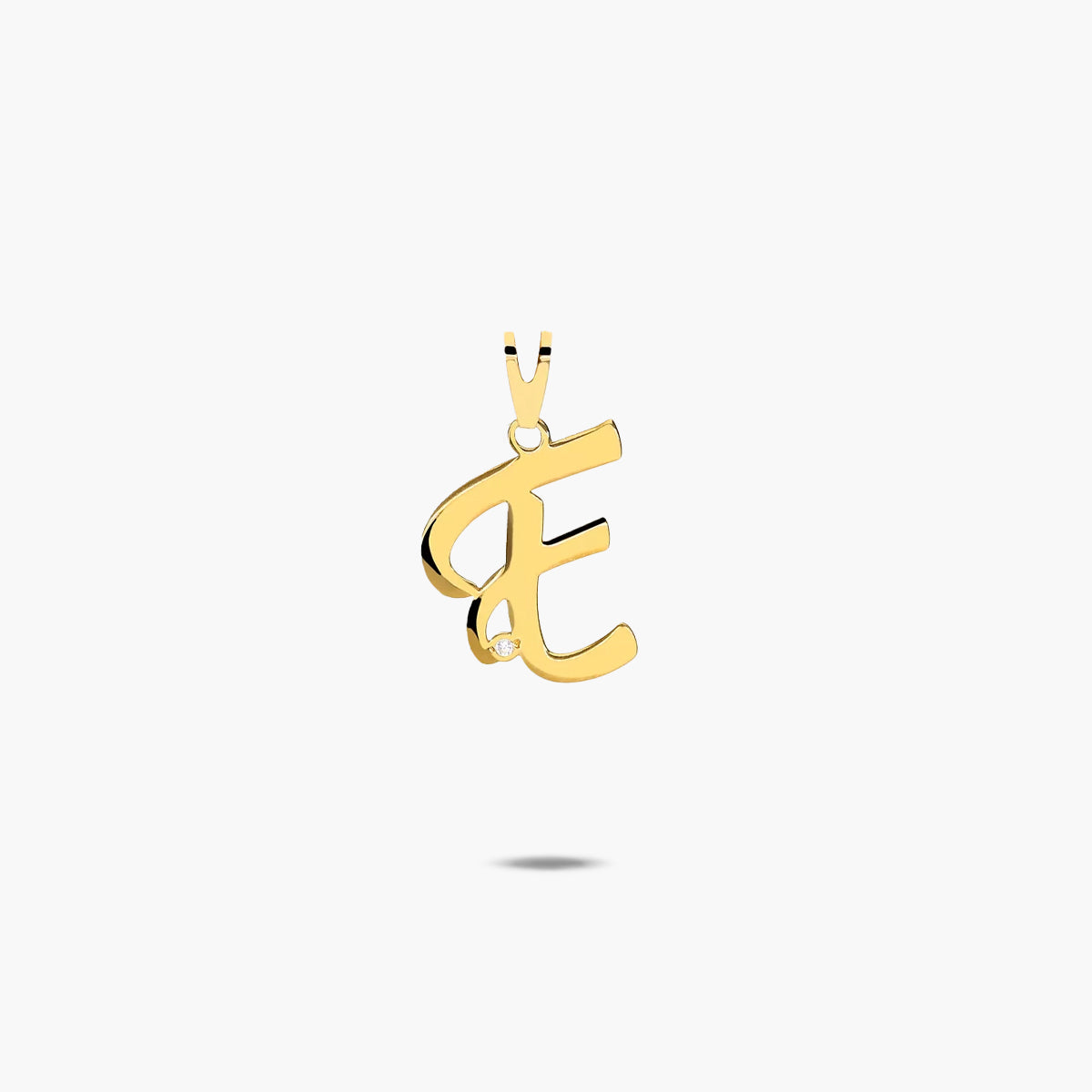 Colgante de oro 18K E MY INITIAL