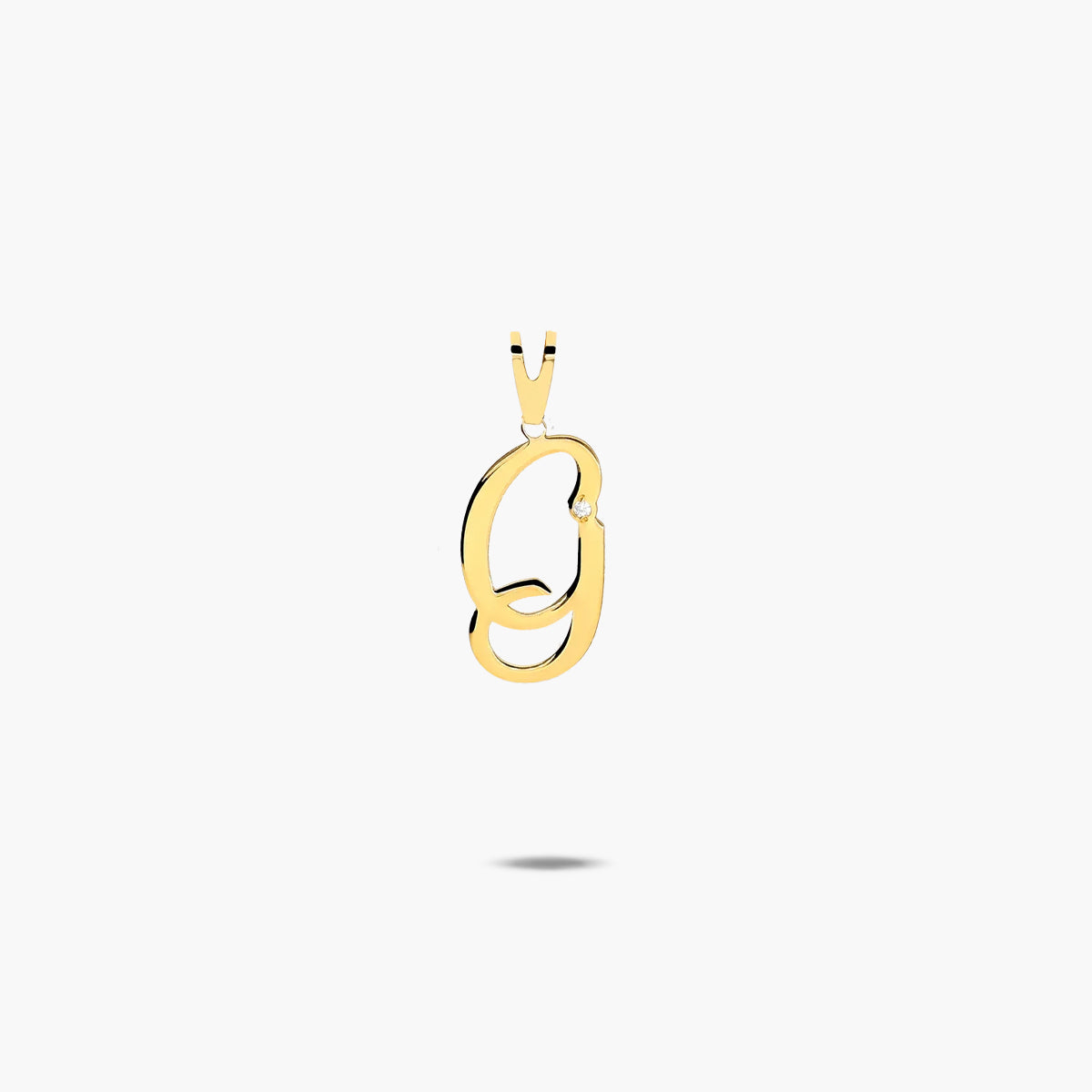 Colgante de oro 18K G MY INITIAL