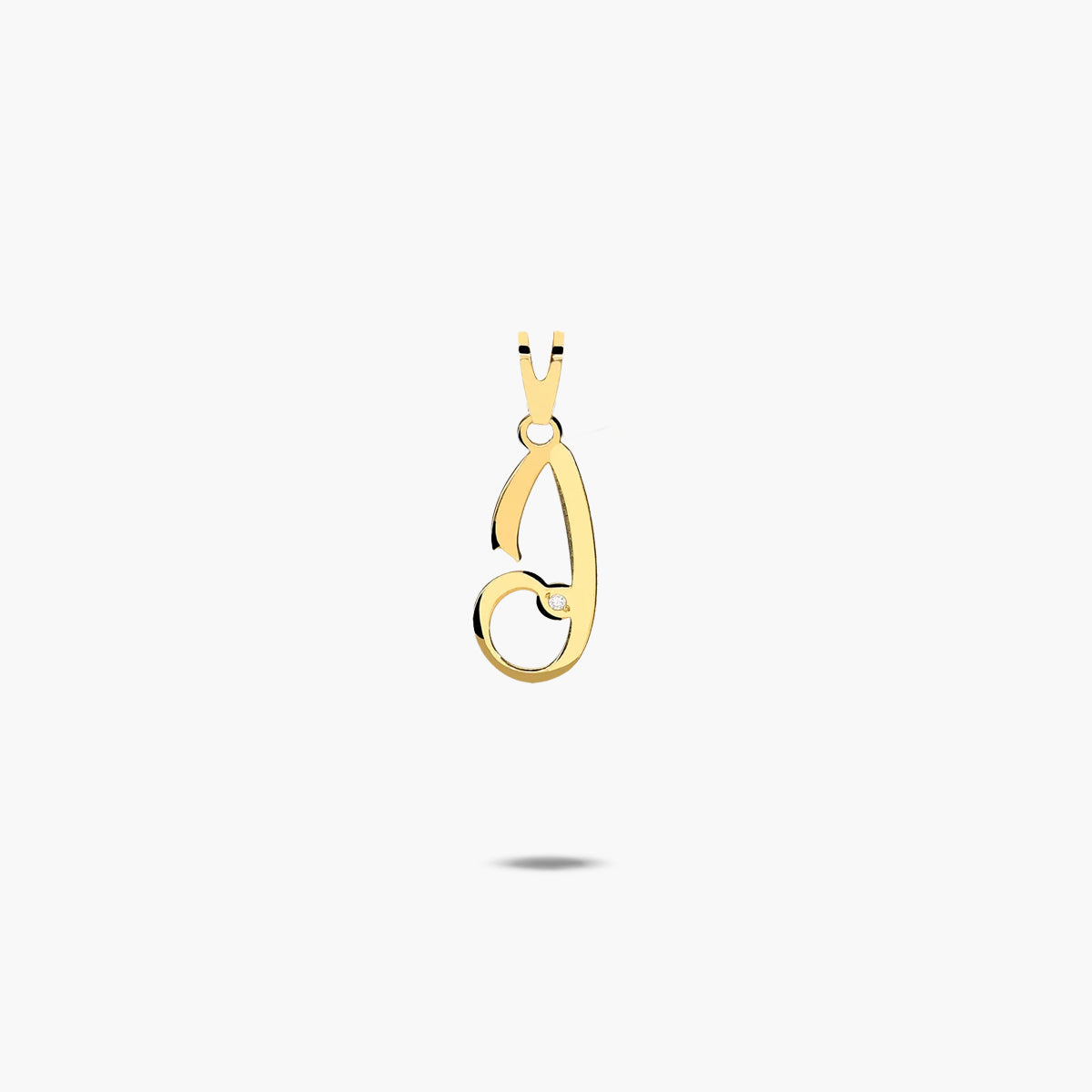 Colgante de oro 18K J MY INITIAL