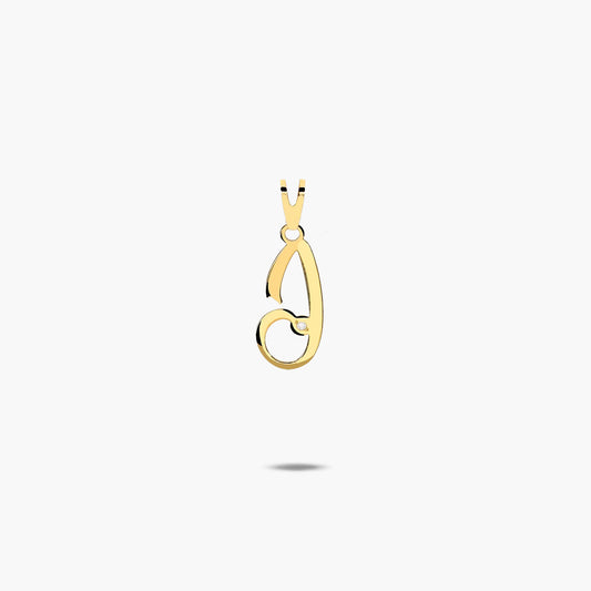 Colgante de oro 18K J MY INITIAL
