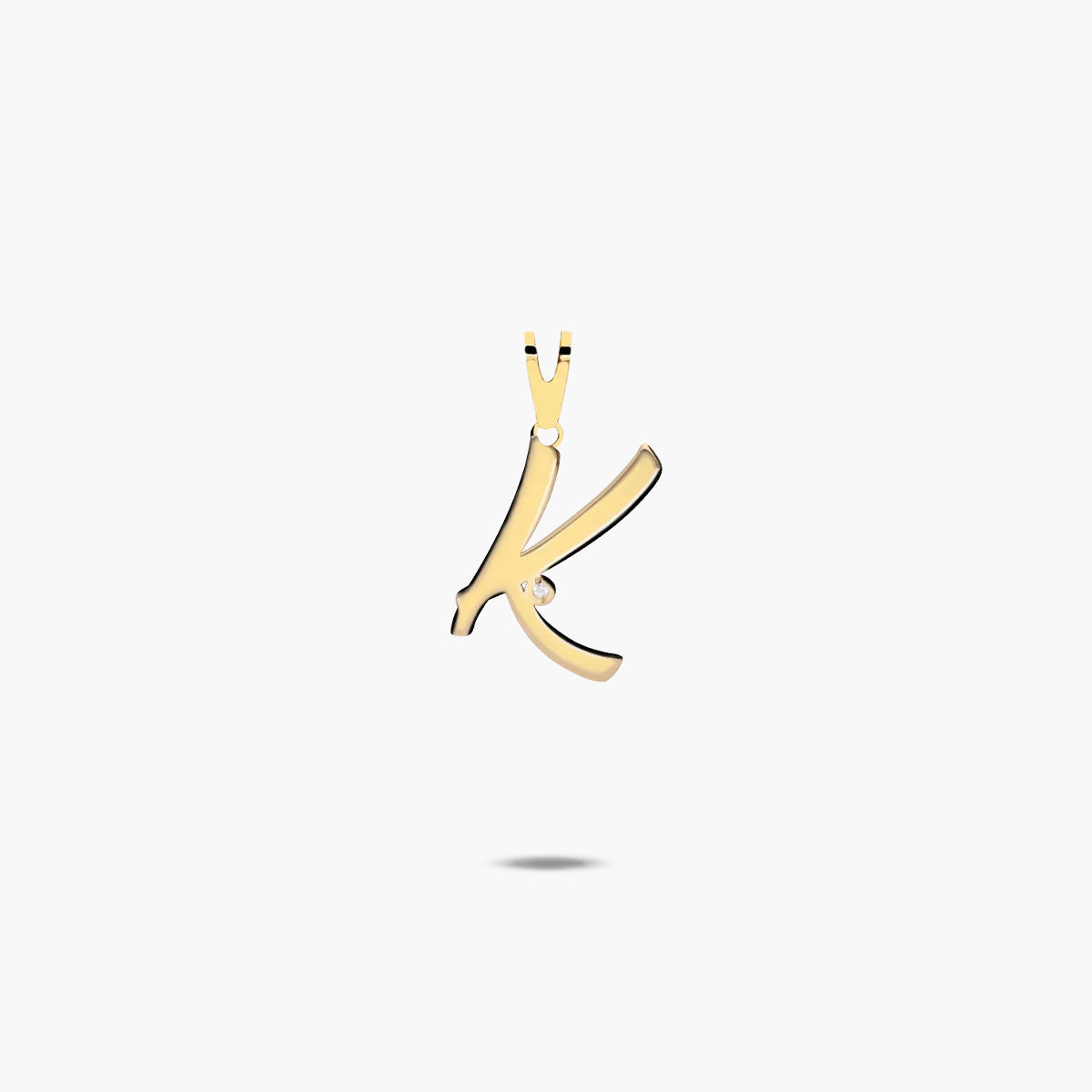 Colgante de oro 18K K MY INITIAL