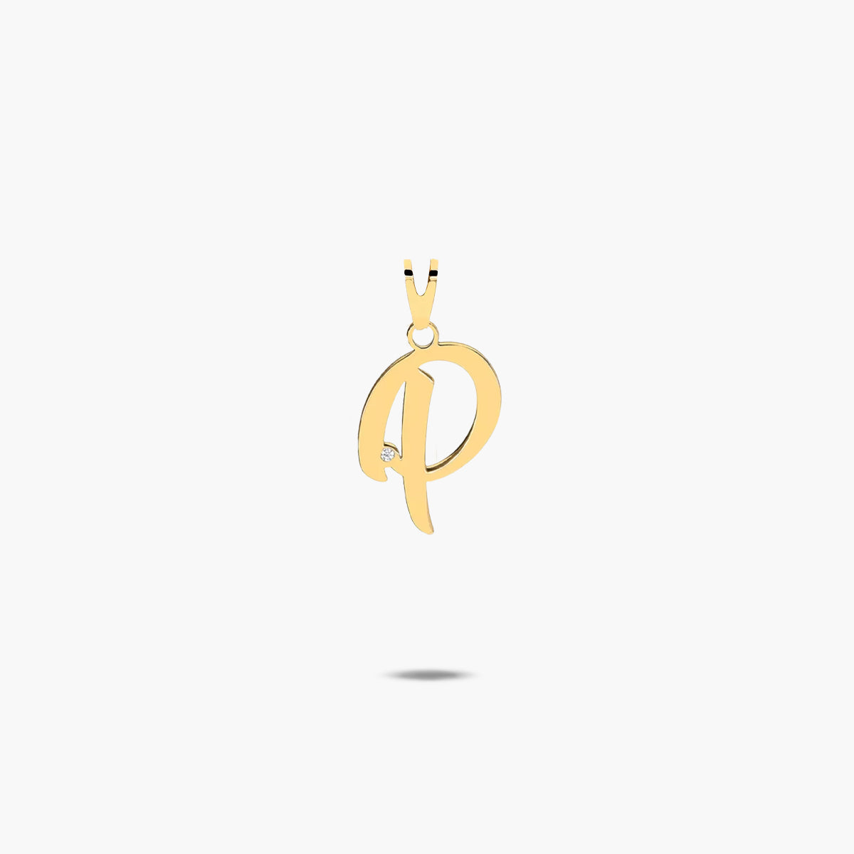 Colgante de oro 18K P MY INITIAL
