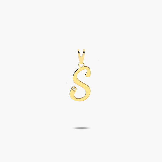 Colgante de oro 18K S MY INITIAL
