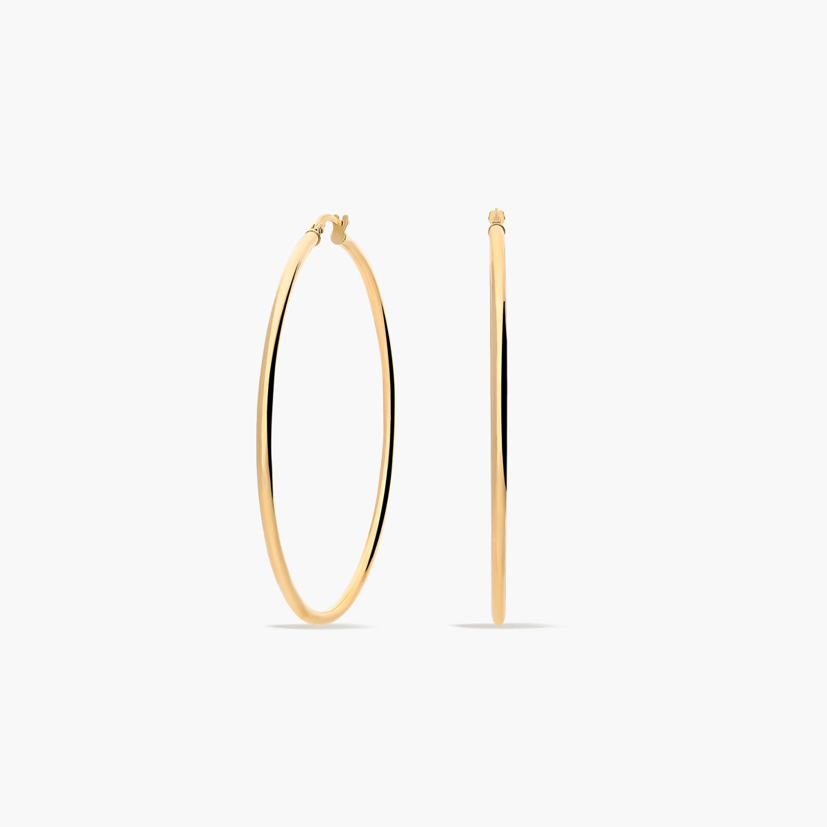Pendientes de aro de oro 18K 55 mm PERPETUAL