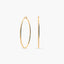 Pendientes de aro de oro 18K 55 mm PERPETUAL