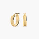 Pendientes de aro de oro 18K 15 mm