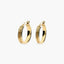 Pendientes de aro de oro 18K 20 mm ESTORIL
