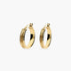 Pendientes de aro de oro 18K 20 mm ESTORIL