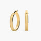 Pendientes de aro de oro 18K 25 mm ESTORIL
