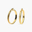 Pendientes de aro de oro 18K 35 mm ESTORIL