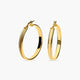 Pendientes de aro de oro 18K 35 mm ESTORIL