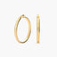 Pendientes de aro de oro 18K 40 mm ESTORIL