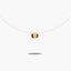 Collar de oro 18K circonita 5 mm