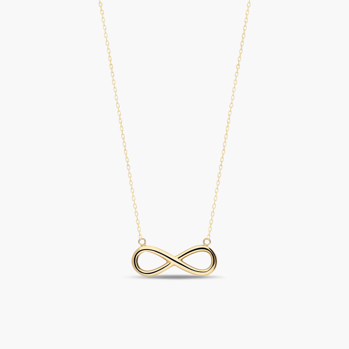 Collar infinito de oro 18K 16 mm FOREVER