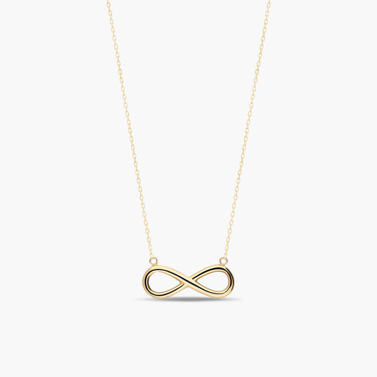 Collar infinito de oro 18K 16 mm FOREVER