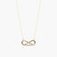 Collar infinito de oro 18K 16 mm FOREVER