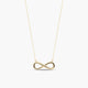 Collar infinito de oro 18K 16 mm FOREVER