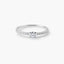 Anillo de oro blanco 18K