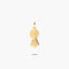 Medalla Virgen del Pilar con manto de oro 18K 22 mm