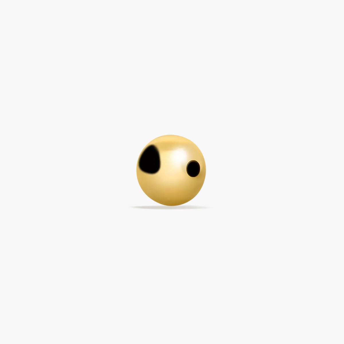 Bola de piercing de oro 18K 3.5 mm
