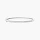 Pulsera rígida de oro blanco 18K diamante natural 0.37 ct. 55x45 mm METEOROIDS