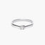 Anillo de oro blanco 18K diamante natural 0.07 ct. MOON