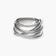 Anillo de oro blanco 18K diamante natural 0.72 ct. STARLACE
