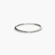 Anillo de oro blanco 18K diamante natural 0.016 ct. 