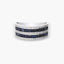Anillo de oro blanco 18K diamante natural 0.3 ct. CASINO