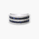 Anillo de oro blanco 18K diamante natural 0.3 ct. CASINO