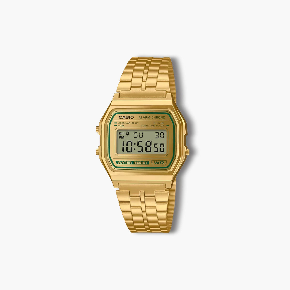 Reloj Casio Collection Retro A158WEGV-9AEF digital acero dorado