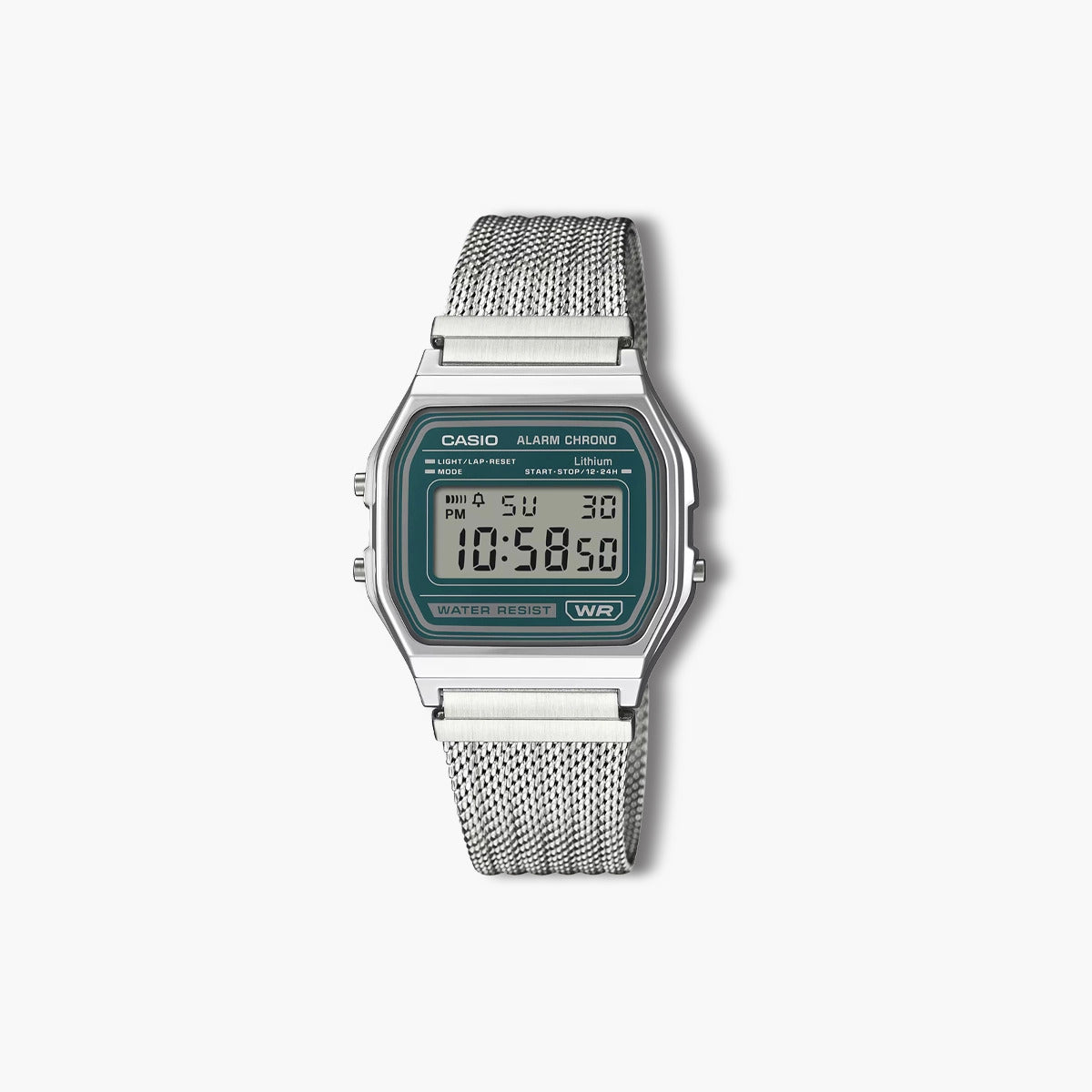 Reloj Casio Collection retro plateado