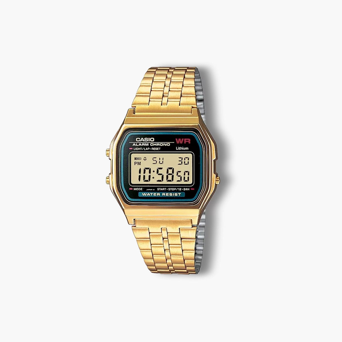 Reloj Casio Collection Retro A159WGEA-1EF digital acero dorado