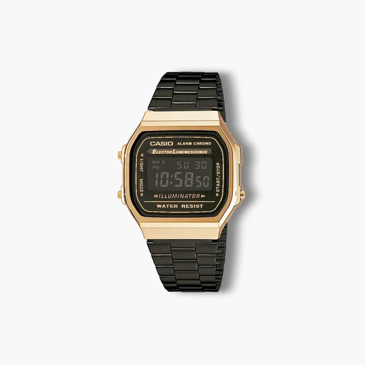 Reloj Casio Collection Retro A168WEGB-1BEF digital acero negro