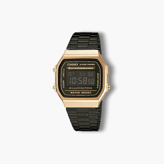 Reloj Casio Collection Retro A168WEGB-1BEF digital acero negro